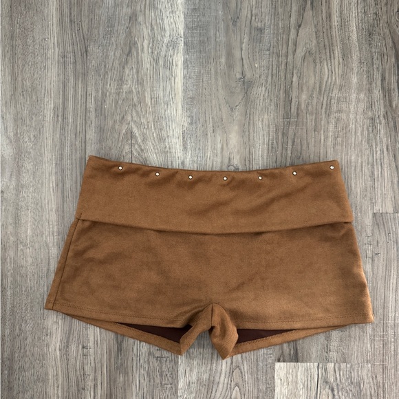 Princess Polly Pants - Princess Polly High Waist Tan Shorts